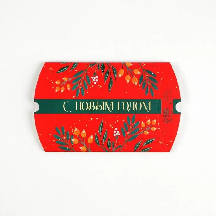 Коробка новогодняя складная фигурная «Волшебного праздника», 11 х 8 х 2 см, Новый год Коробка новогодняя складная фигурная «Волшебного праздника», 11 х 8 х 2 см, Новый год