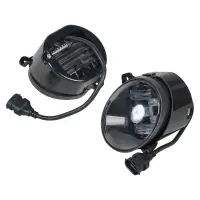 Фара светодиод, регулир.свет.граница, 45W Бел, 105х90х105, кмпл 2шт. PRO