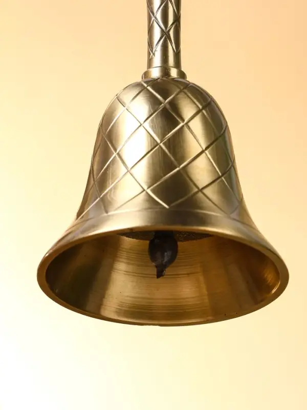 Колокольчик «Еловая шишика», латунь, 14 см Колокольчик «Еловая шишика», латунь, 14 см