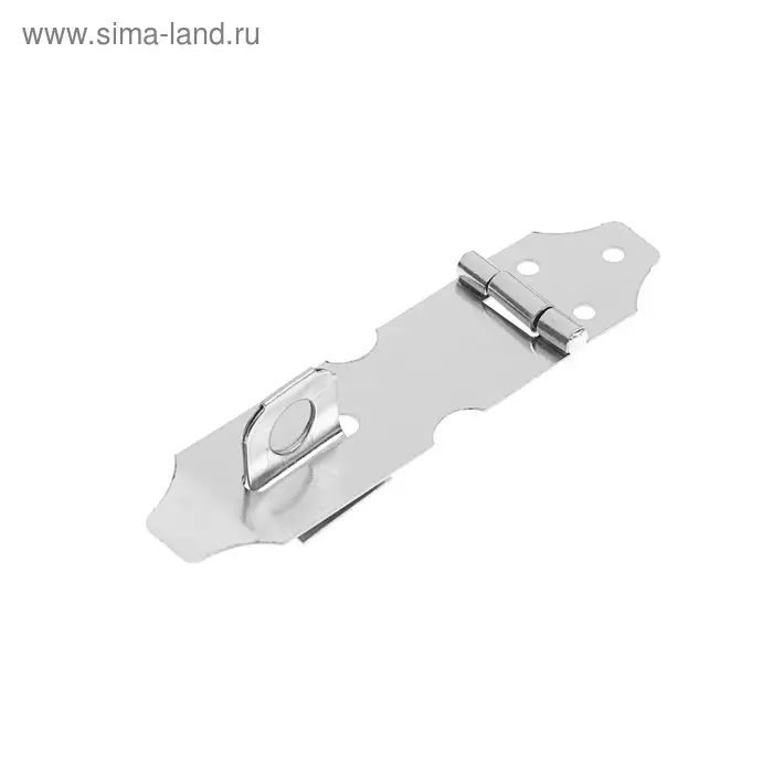 Накладка с проушиной для навесного замка, 75 мм, нержавеющая сталь Накладка с проушиной для навесного замка, 75 мм, нержавеющая сталь