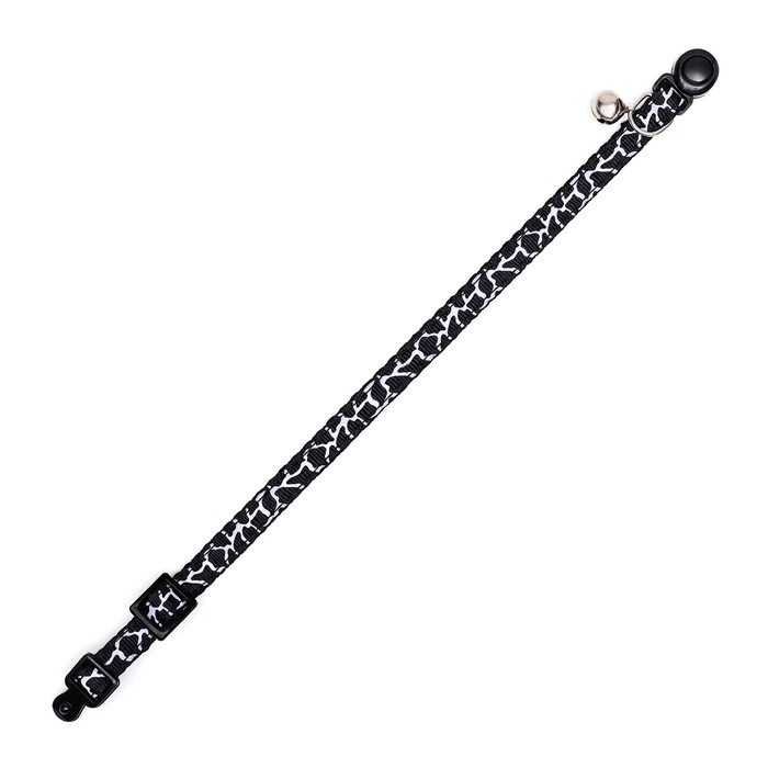 Ошейник кошачий Ошейник кошачий "Жираф", 30 х 1 см, чёрный