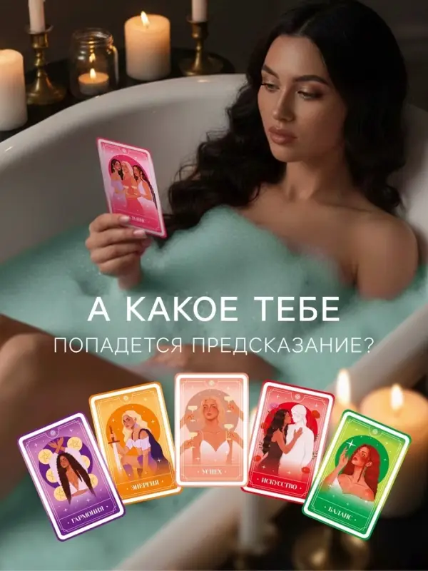 Бомбочка для ванн с картой-предсказанием LUNAR ORACLE, 110 г