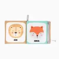 Книжка - шуршалка для малышей &laquo;Звери&raquo;, 11&times;11.5 см, от 3 мес.
