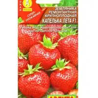 Семена Земляника &laquo;Капелька лета&raquo;, F1, &laquo;Агрофирма АЭЛИТА&raquo;, ремонтантная, крупноплодная, 10 шт.