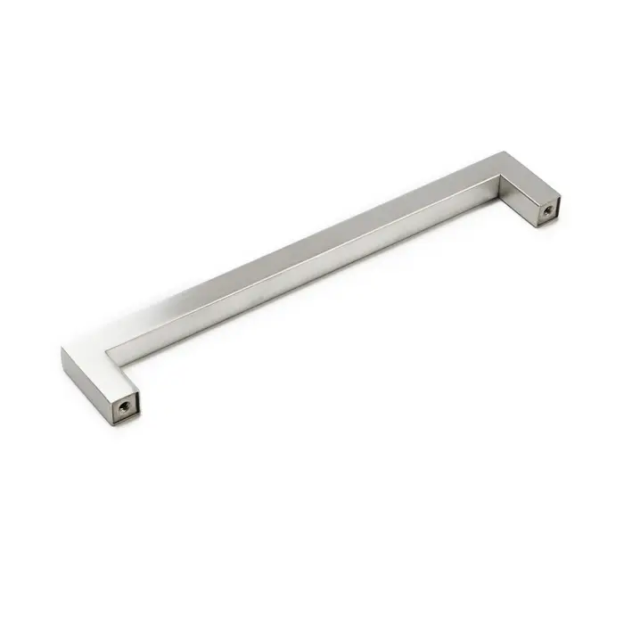 Ручка-скоба CAPPIO SQUARE RSC008, нержавеющая сталь, м/о 192 мм, цвет серебро