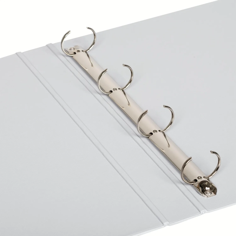 Папка на 4-х кольцах 35мм  серая Россия