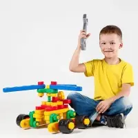 Конструктор пластиковый &laquo;Авиагруппа&raquo;, 5 в 1, 121 деталей