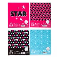 Тетрадь в линейку 24 листа, 4 вида МИКС, обложка мелованный картон, «Минни Маус» Тетрадь в линейку 24 листа, 4 вида МИКС, обложка мелованный картон, «Минни Маус»