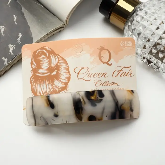 Заколка-автомат для волос Заколка-автомат для волос "Кошачий глаз" 9 см, микс