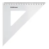 Треугольник 45*, 16 см, ErichKrause Clear