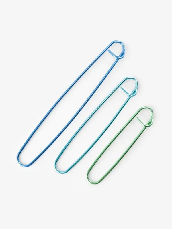 Набор вспомогательных булавок для вязания, 3 шт., 9/11.5/15 см, МИКС