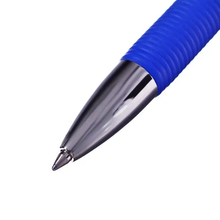 Ручка гелевая автоматическая ErichKrause R-301 Original Gel Matic & Grip, узел 0.5 мм, чернила синие, резиновый держатель, длина линии письма 500 метров Ручка гелевая автоматическая ErichKrause R-301 Original Gel Matic & Grip, узел 0.5 мм, чернила синие, резиновый держатель, длина линии письма 500 метров