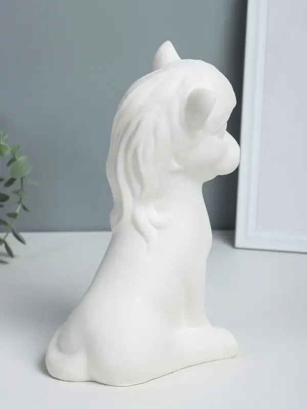 Копилка "Лошадка веселая" высота 27 см гипс, натуральный