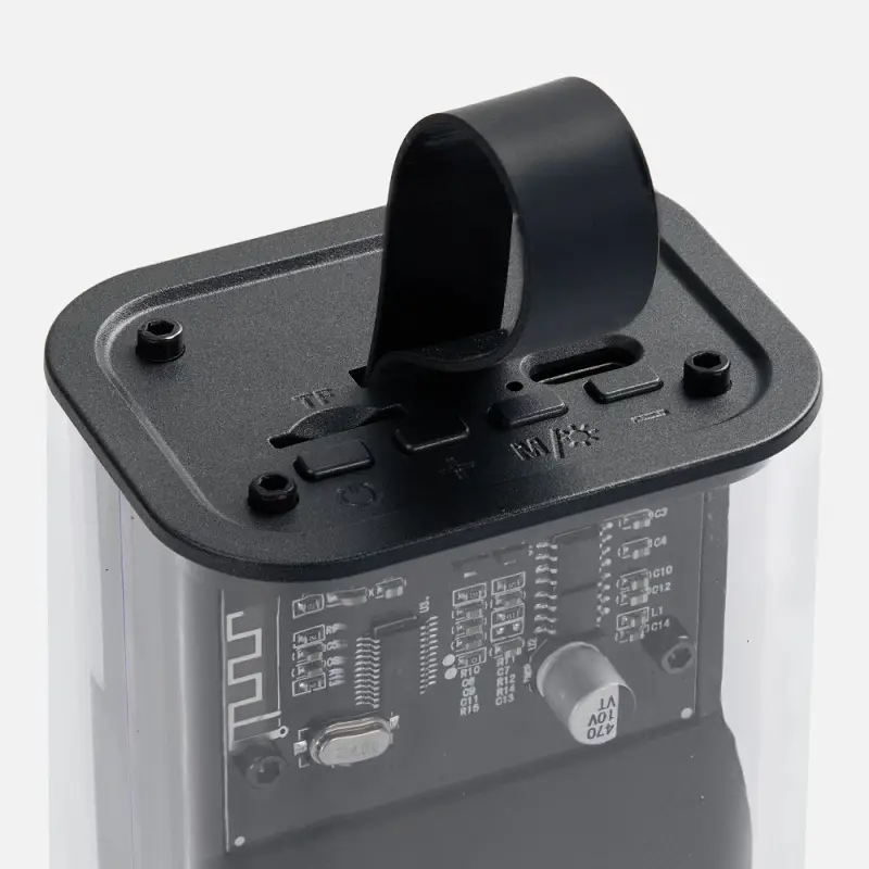 Bluetooth-колонка с подсветкой Groove, серая Bluetooth-колонка с подсветкой Groove, серая