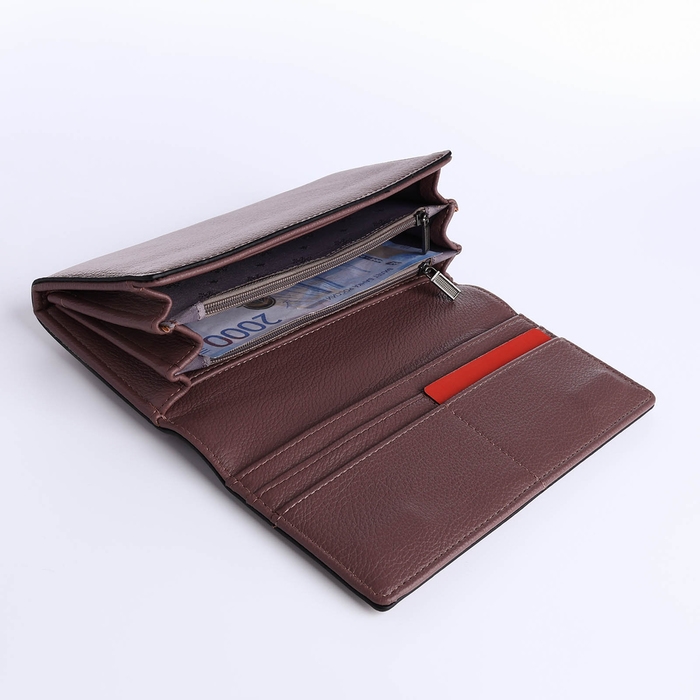 Кошелёк женский на магните, цвет фиолетовый Кошелёк женский на магните, цвет фиолетовый