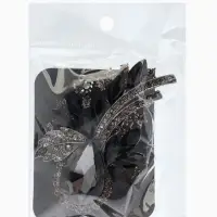 Брошь "Императрица" букет, цвет чёрно-серый в сером