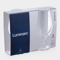 Пивные бокалы Luminarc Celeste, 450 мл, набор 2 шт., стекло, прозрачные
