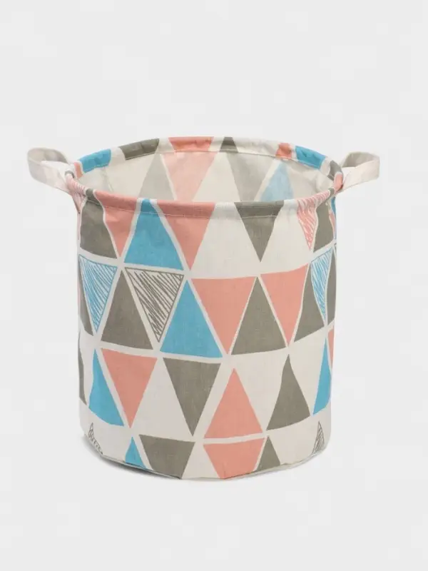 Корзина для белья Доляна &laquo;Ромбы&raquo;, 30&times;30&times;30 см