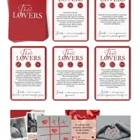 Игра для пар &laquo;The Lovers&raquo;, 50 карт, гирлянда, парные браслеты, 16+