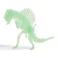 Фигура 3D, светящаяся в темноте &laquo;Динозавр&raquo;, 33 детали, 30&times;9.5&times;20 см