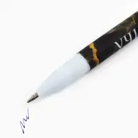 Ручка шариковая, синяя паста, 0.7 мм, пластик, в подарочной упаковке &laquo;Золотому учителю&raquo;