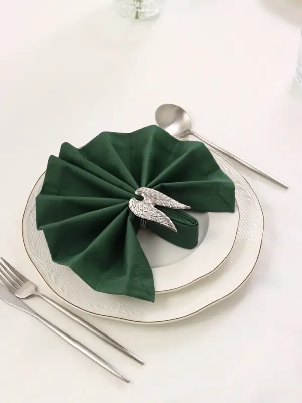 Кольцо для салфеток &laquo;Крылья архангела&raquo;, 7&times;5&times;4 см, алюминий