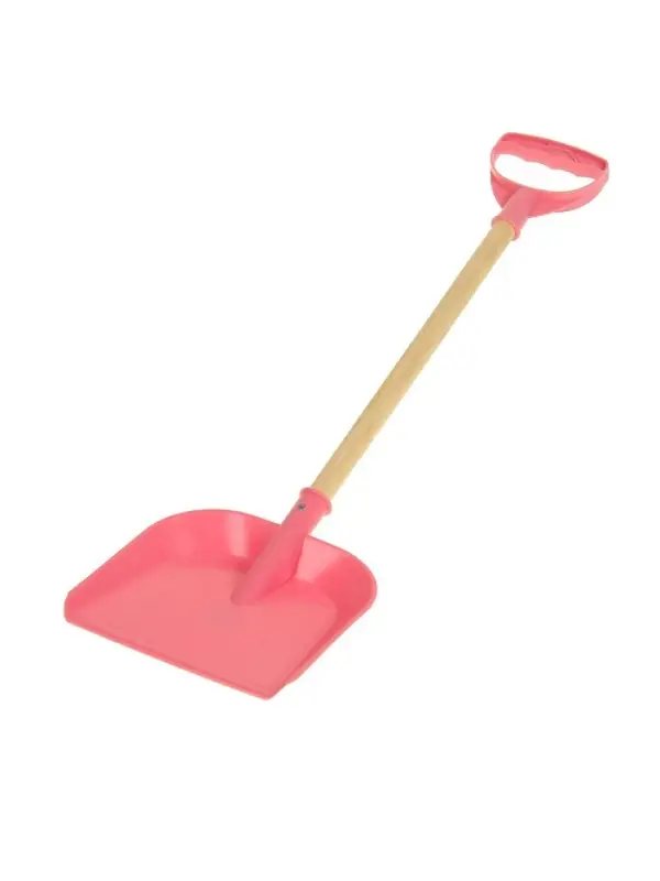 Лопата детская, деревянный черенок, 65 см, МИКС