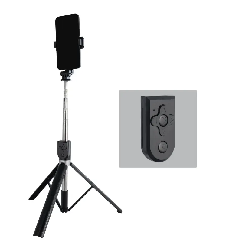 Монопод с блютуз пультом Z6 1.7m черный ISA