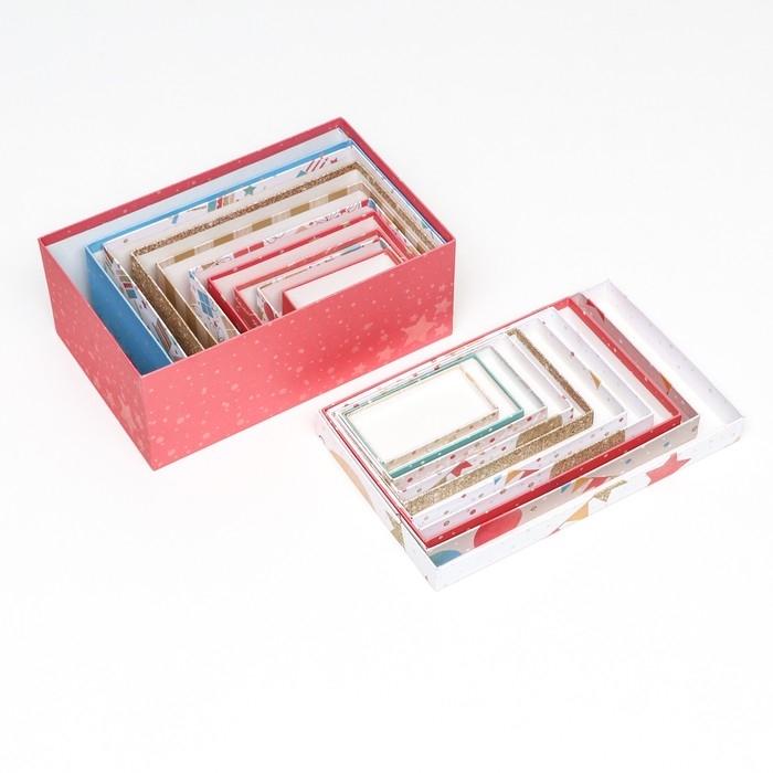 Набор коробок 10 в 1 «Пусть исполняются все желания», 30,5 х 20 х 13 — 12 х 6,5 х 4 см Набор коробок 10 в 1 «Пусть исполняются все желания», 30,5 х 20 х 13 — 12 х 6,5 х 4 см