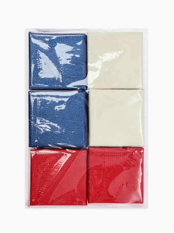 Коробочка подарочная под кольцо, серьги &laquo;Животный принт&raquo;, 5&times;5 см, (размер полезной части 4.5&times;4.5 см), вставка чёрная, МИКС