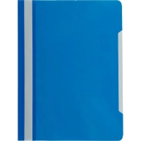 Скоросшиватель пластиковый A4 100/120, синий, 10шт/уп