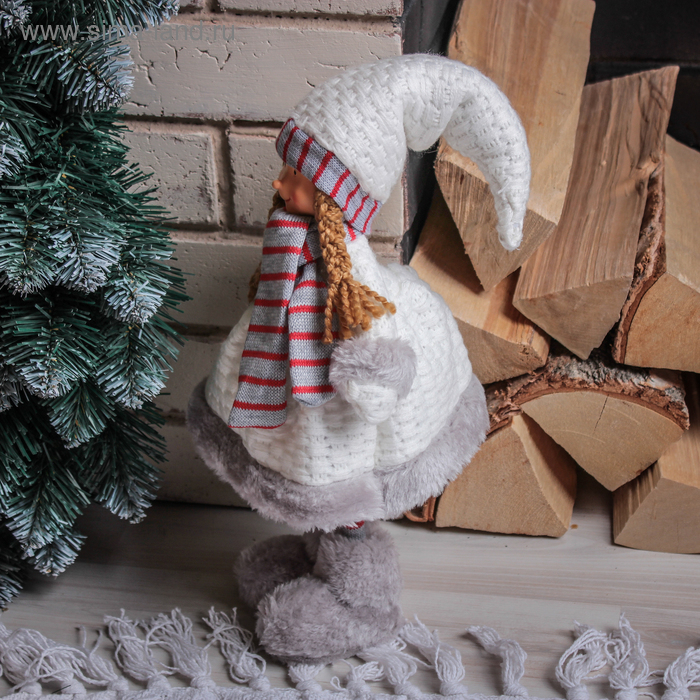 Кукла интерьерная Кукла интерьерная "Малышка в сереньких валенках" 41 см