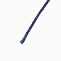 Шнур вощеный из полиэстера d=1 мм, L=65-70 м, синий