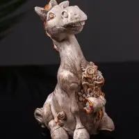 Фигурка гипс &laquo;Конь с букетом&raquo;, 11 см, бежевая