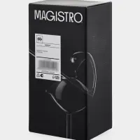 Бокал для коктейля Magistro &laquo;Лебедь&raquo;, 170 мл, 7&times;20 см, с трубочкой, стекло, прозрачный