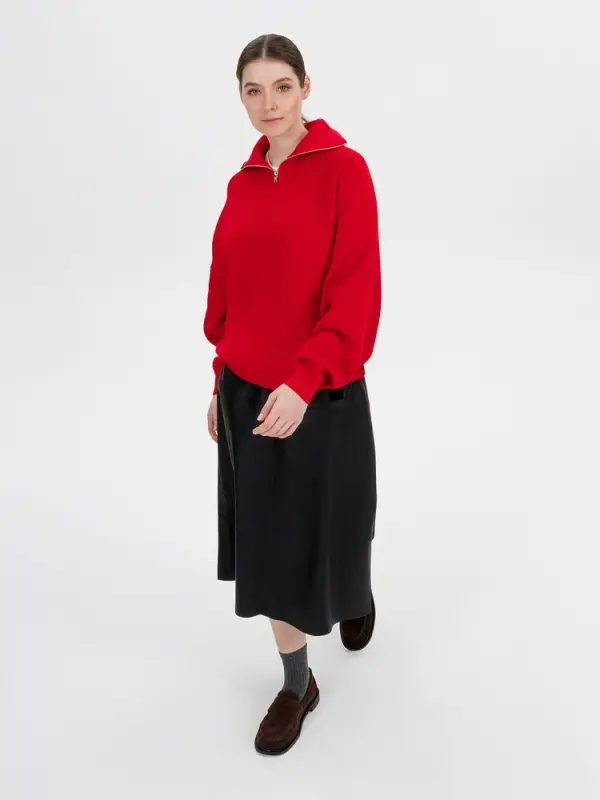 Джемпер Siluetti Birne, красный, размер S/M Джемпер Siluetti Birne, красный, размер S/M