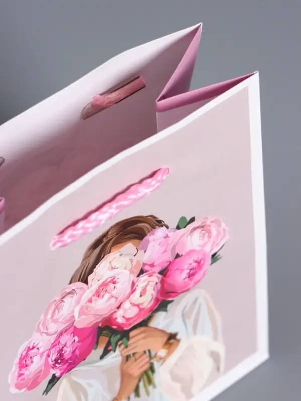 Пакет подарочный "Момент для себя" ламинированый 11,5 х 14,5 х 6,5 см