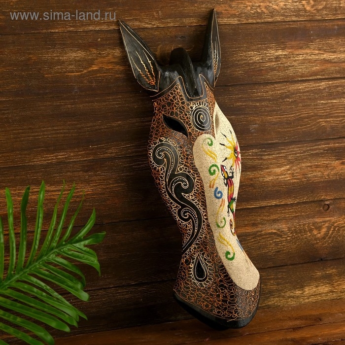 Маска дерево "Зебра" 50х16х7 см