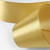 Лента атласная, 40 мм, 23&plusmn;1 м, цвет золотой №204