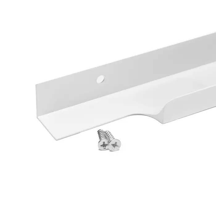 Ручка торцевая CAPPIO RP100WH, L=400 мм, белая, 4 шт.