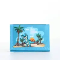 Кошелёк детский &laquo;Динозавр&raquo; Выбражулька, на липучке, голубой