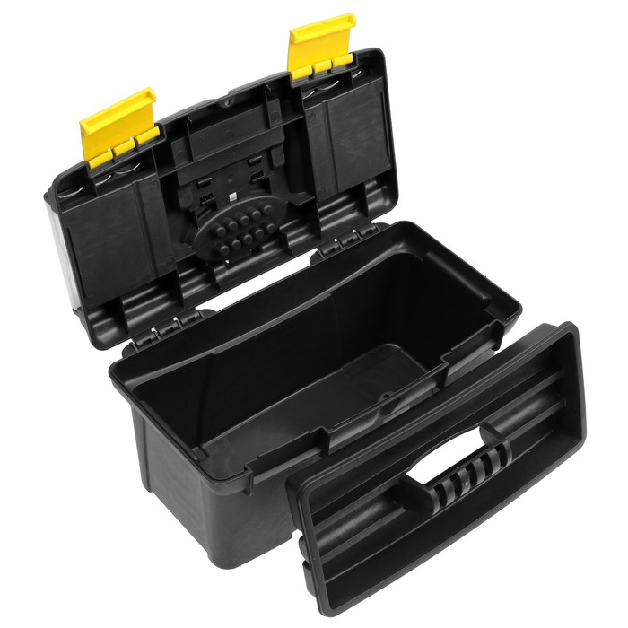 Ящик для инструмента ТУНДРА, 13 Ящик для инструмента ТУНДРА, 13", 320 х 175 х 160 мм, пластиковый, два органайзера