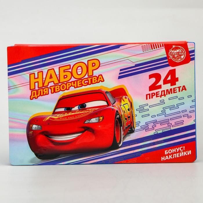 Набор для творчества, 24 предмета, Тачки Набор для творчества, 24 предмета, Тачки