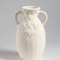 Ваза настольная керамика "Фонси" 20,5х10 см, белый