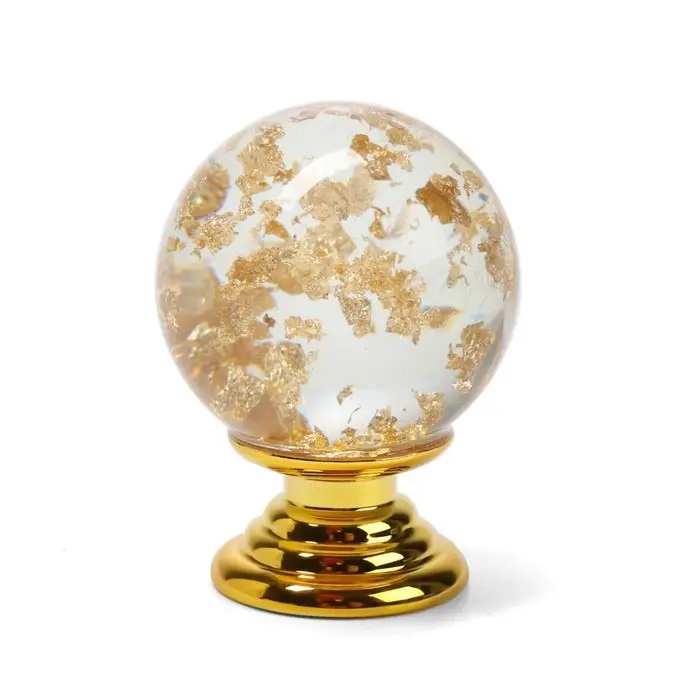 Ручка-кнопка CAPPIO PK106, d=25 мм, пластик, цвет золото