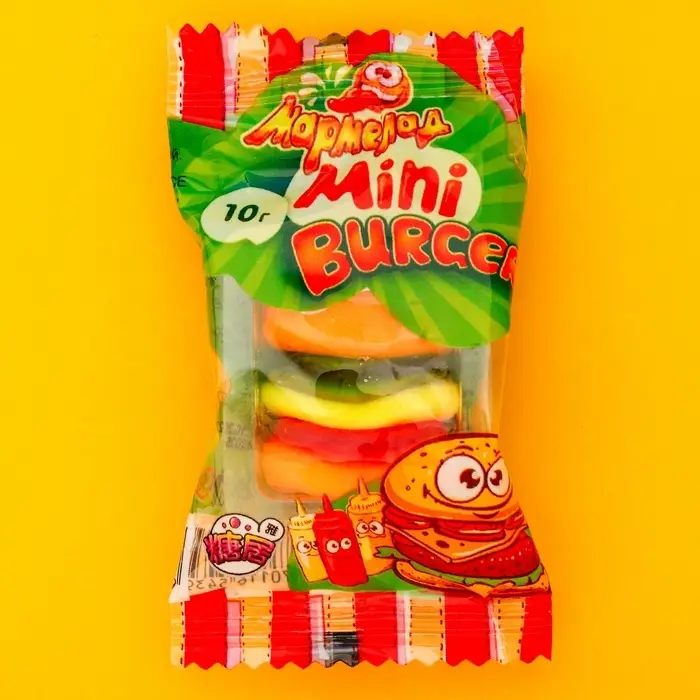 Мармелад жевательный mini BURGER, 10 г