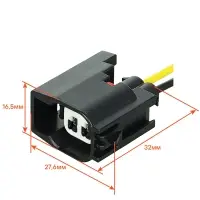 Разъём 2 pin с проводами для датчика ABS Chevrolet, Opel, Ford