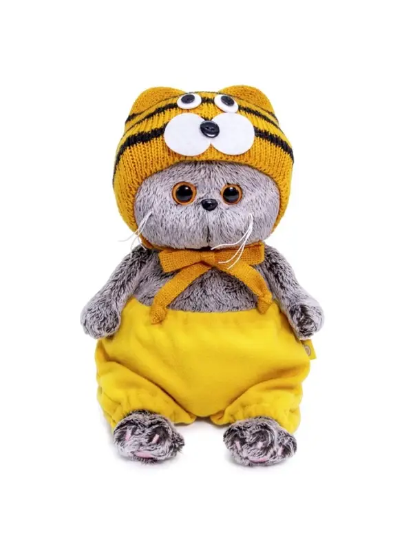Мягкая игрушка &laquo;Кот Басик Baby&raquo;, в шапке тигрёнка, 20 см