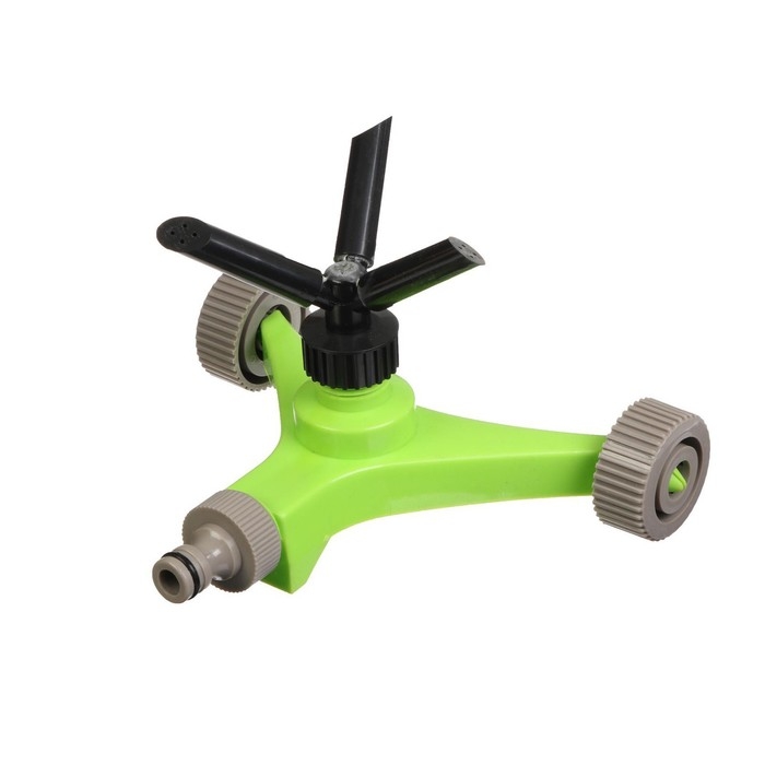 Распылитель 3-лепестковый, под коннектор, на колёсах, ABS пластик, Greengo Распылитель 3-лепестковый, под коннектор, на колёсах, ABS пластик, Greengo