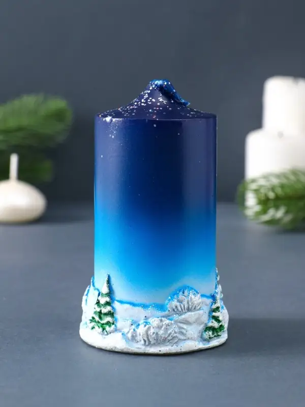 Свеча фигурная "Рождественская ночь" 7х6х11 см